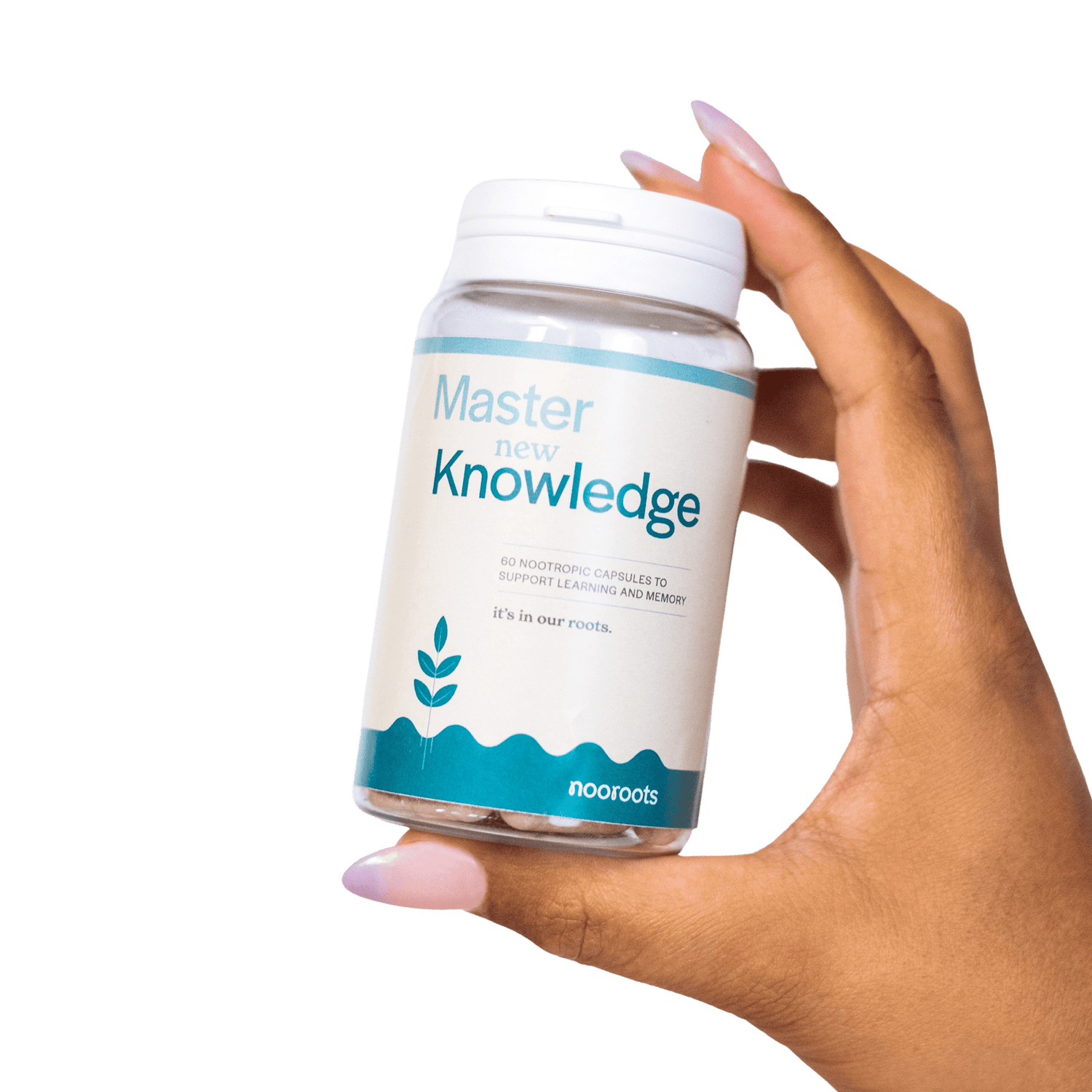 bottle in hand learning and memory nooroots nootropic supplement